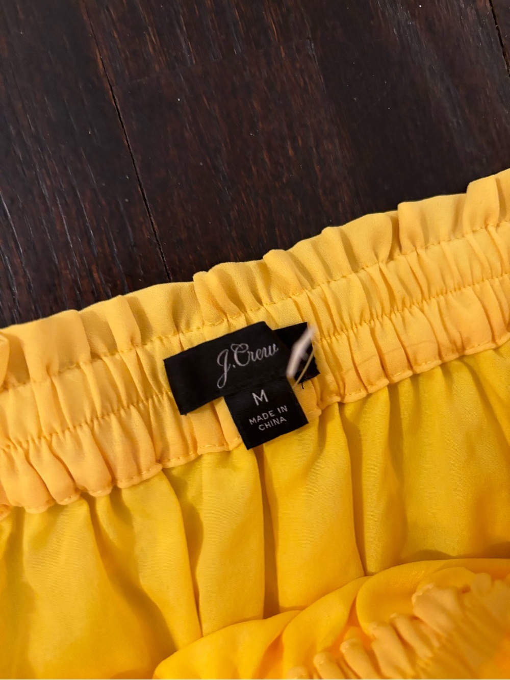 J. Crew Yellow Pleated Midi Skirt - Picture 2 of 3